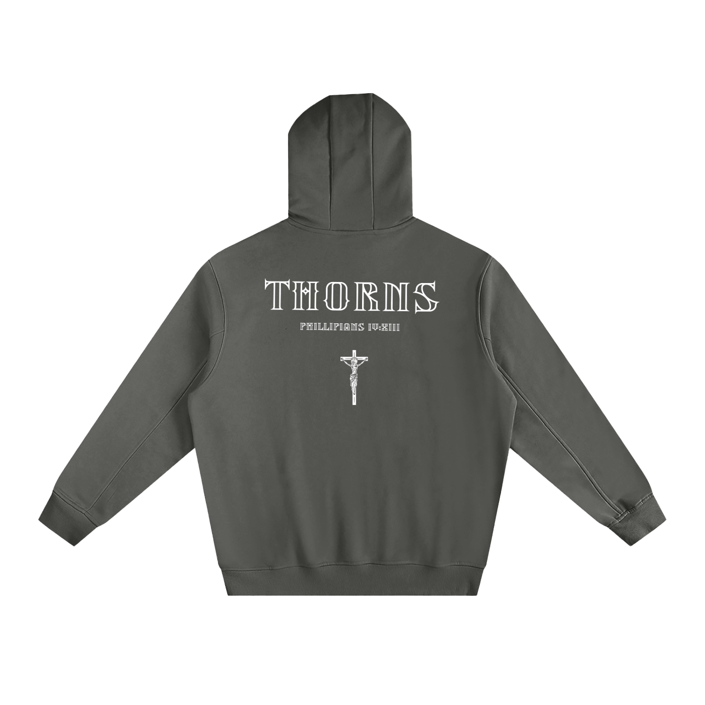 Fleeced High Neck Hoodie